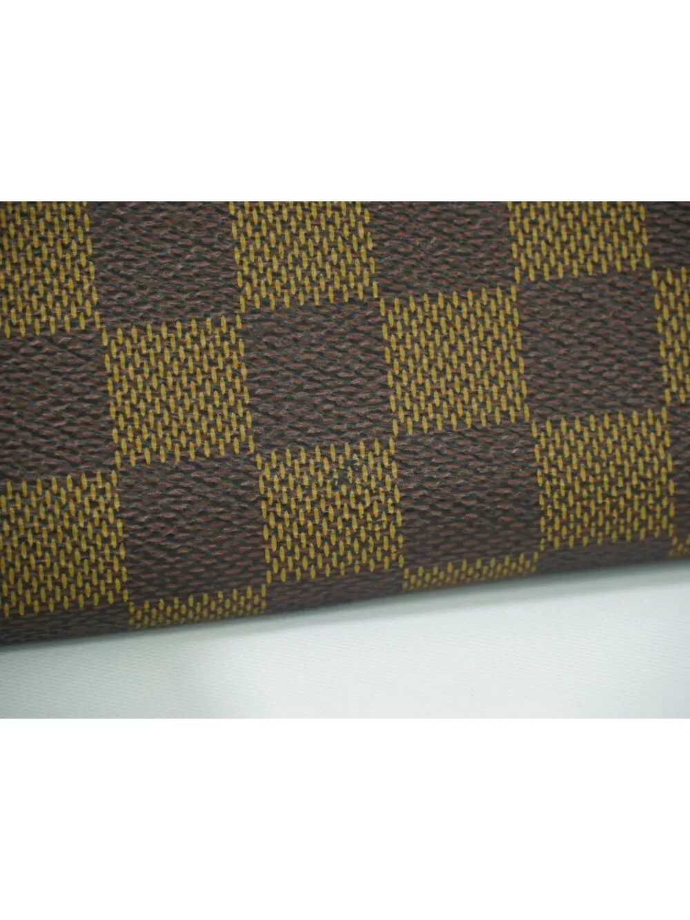 Louis Vuitton LV Zippy Wallet Damier Ebene Brown Vintage